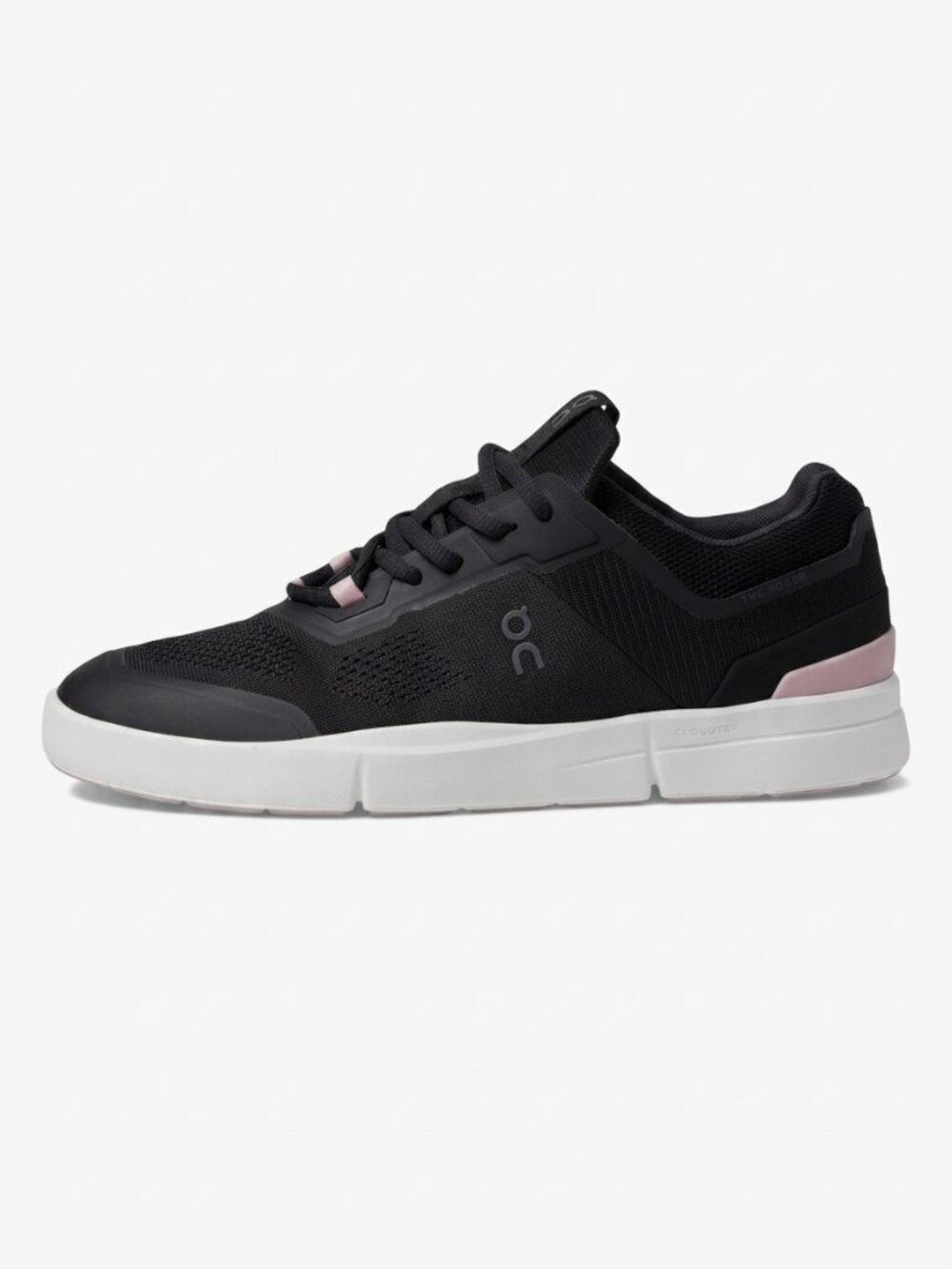 On The Roger Spin Women’s Size 7 Black Pink Sneakers 3WD11481185 Athletic Shoes